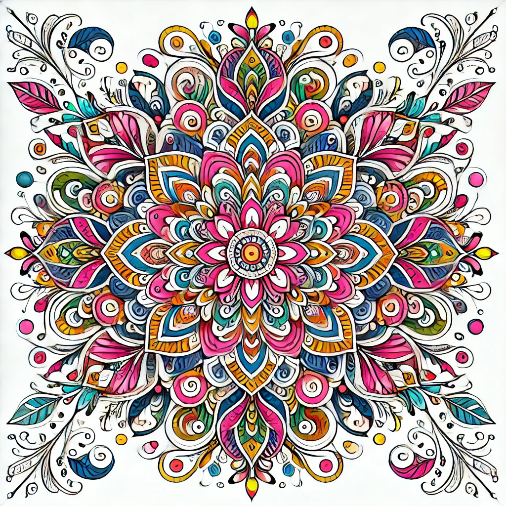 mandalas, coloring